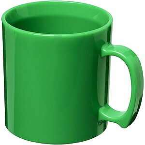 Standard 300 ml plastic mug, green