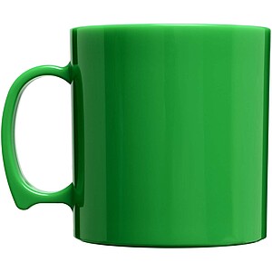 Standard 300 ml plastic mug, green