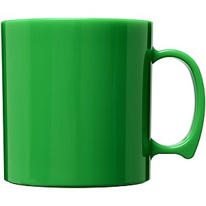 Standard 300 ml plastic mug, green