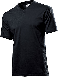 Stedman Classic-T V-neck Men, black, XL