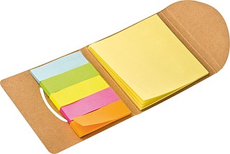 Sticky markers, natural look, brown
