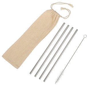 straw with brush "drink friendly" straig