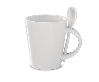 Sublimation mug with spoon