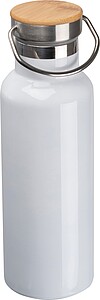 Sublimation vacuum flask made of stainless steel, 500ml, white