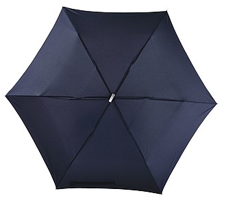 Super slim mini pocket umbrella "Flat",colour navy blue