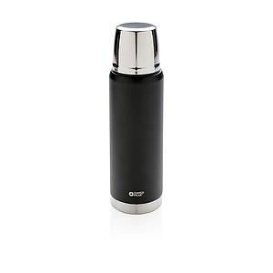 Swiss Peak Elite 0.5L copper vacuum flask, black