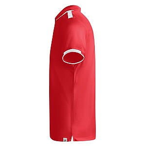Tamil short sleeve kids sports polo, red, size 12