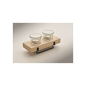Tea light holder set with stand