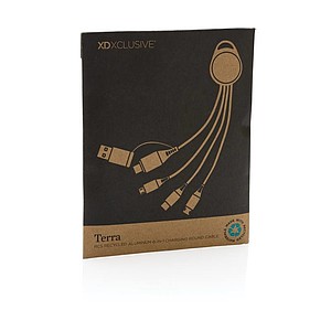 Terra RCS recycled aluminum 6-in-1 charging cable