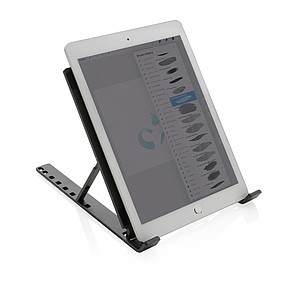 Terra RCS recycled aluminum universal laptop/tablet stand