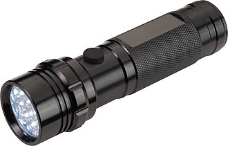 Torch with 14 LEDs in a box*, black