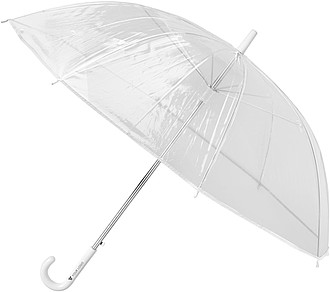 Transparent umbrella.White