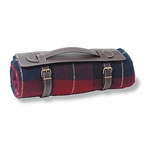 Travelling clan blanket, multicolour