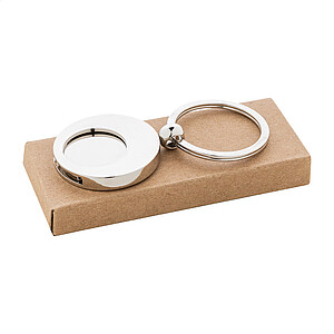 trolley coin keyring