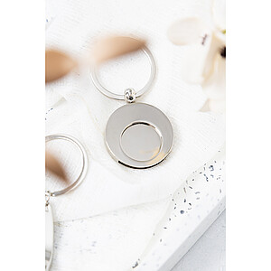 trolley coin keyring