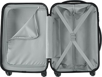 Trolley with four spinner wheels.White