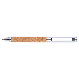 Twist-ballpen metal and cork
