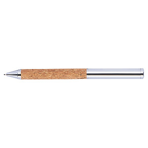 Twist-ballpen metal and cork