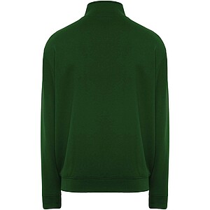 Ulan unisex full zip sweater, bottle green