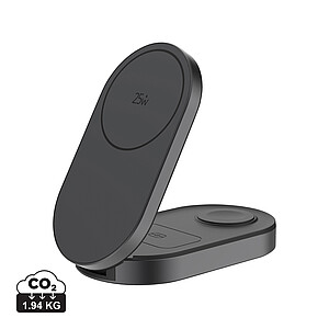 Ultra-Fast Foldable 3-in-1 Wireless Charger 25W, Grey