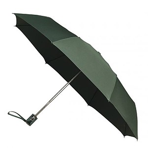 UMBERTO Folding umbrella with open-close systém, dark green