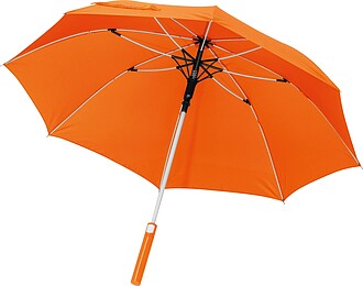 Umbrella, fibreglass, orange