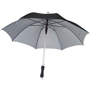 Umbrella with UV protection, black