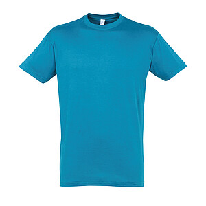 UNISEX ROUND COLLAR T-SHIRT REGENT, AQUA, XS