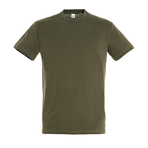 UNISEX ROUND COLLAR T-SHIRT REGENT, ARMY, M