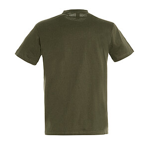 UNISEX ROUND COLLAR T-SHIRT REGENT, ARMY, M