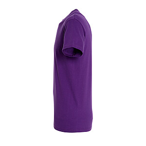 UNISEX ROUND COLLAR T-SHIRT REGENT, DARK PURPLE, XXS