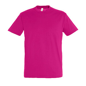 UNISEX ROUND COLLAR T-SHIRT REGENT, FUCHSIA, XS