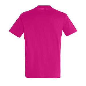 UNISEX ROUND COLLAR T-SHIRT REGENT, FUCHSIA, XS