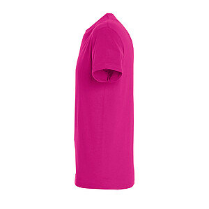 UNISEX ROUND COLLAR T-SHIRT REGENT, FUCHSIA, XS