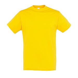 UNISEX ROUND COLLAR T-SHIRT REGENT, GOLD, XL