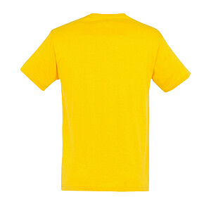 UNISEX ROUND COLLAR T-SHIRT REGENT, GOLD, XL