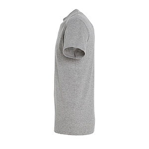 UNISEX ROUND COLLAR T-SHIRT REGENT, GREY MELANGE, S