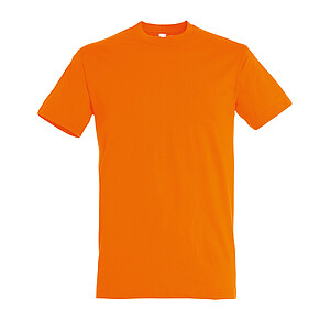 UNISEX ROUND COLLAR T-SHIRT REGENT, ORANGE, XXL