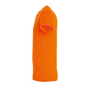 UNISEX ROUND COLLAR T-SHIRT REGENT, ORANGE, XXL