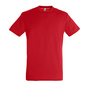 UNISEX ROUND COLLAR T-SHIRT REGENT, RED, XXS