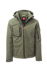 Unisex winter jacket Payper STREAM PAD, army green, size 3XL