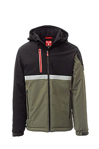 Unisex winter jacket Payper WISE PAD, army green, size 3XL