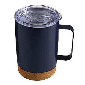 Vacuum drink mug, navy blue