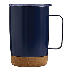 Vacuum drink mug, navy blue