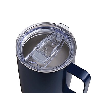 Vacuum drink mug, navy blue