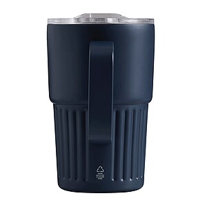 Vacuum drink mug, navy blue