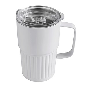 Vacuum drink mug, white