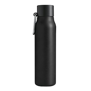 Vacuum drinking bottle, black
