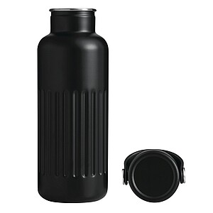 Vacuum drinking bottle, black