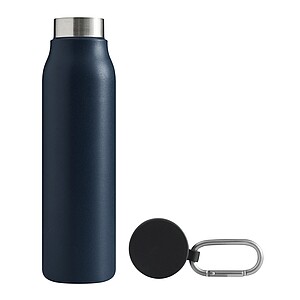 Vacuum drinking bottle, blue